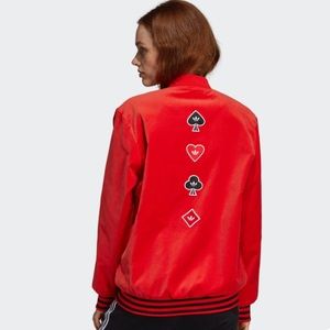 NWT ADIDAS VDAY JACKET MED SPADES